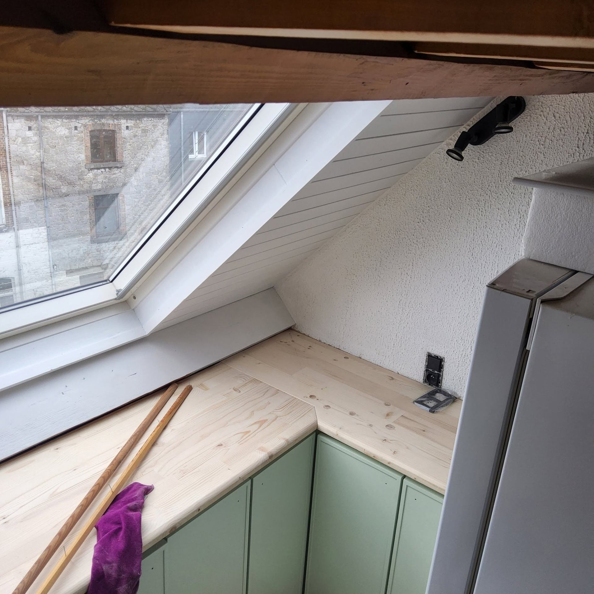 Travail de précision sur chantier